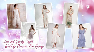 Jazz and Gatsby Style Wedding Dresses For Spring