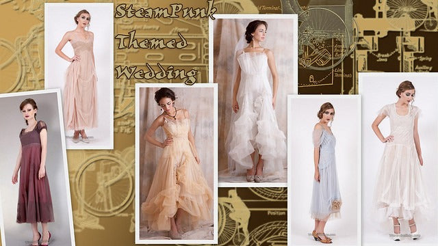 Steampunk themed wedding WardrobeShop Steampunk themed wedding WardrobeShop