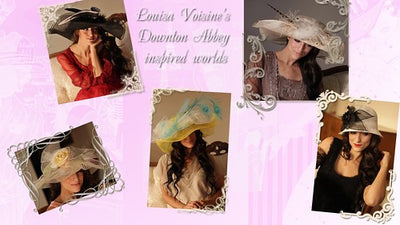 Downton Abbey inspired Worlds by Louisa Voisine Millinery