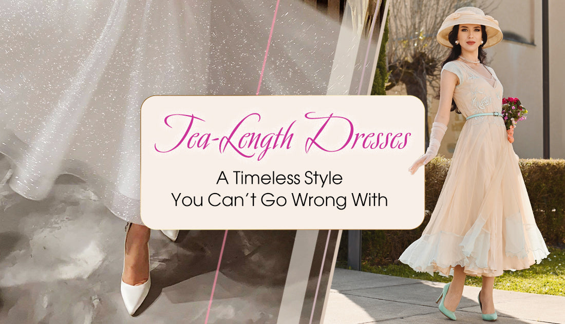 Tea Length Dresses: A Timeless Style You Can't Go Wrong With - WardrobeShop Tea Length Dresses: A Timeless Style You Can't Go Wrong With - WardrobeShop