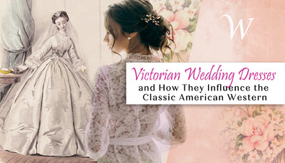 Victorian Wedding Dresses and how they influence the classic American Western
