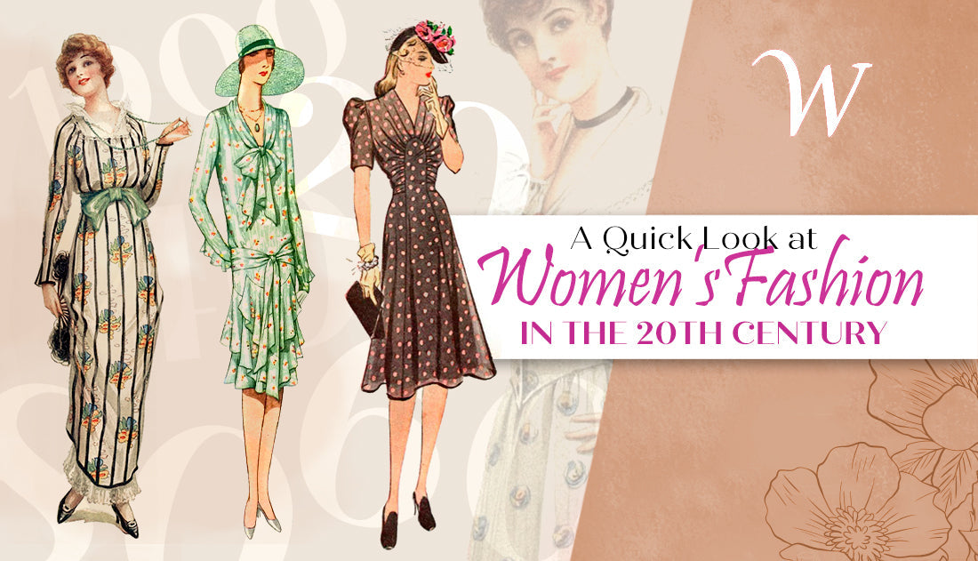A Quick Look at Women's Fashion in the 20th Century - WardrobeShop A Quick Look at Women's Fashion in the 20th Century - WardrobeShop