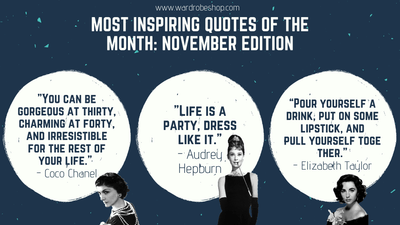 Most Inspiring Quotes of the Month: November Edition