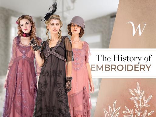 The History of Embroidery - WardrobeShop - Flapper Era The History of Embroidery - WardrobeShop - Flapper Era
