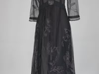 Downton Abbey Tea Party Gown in Black-Coco by Nataya