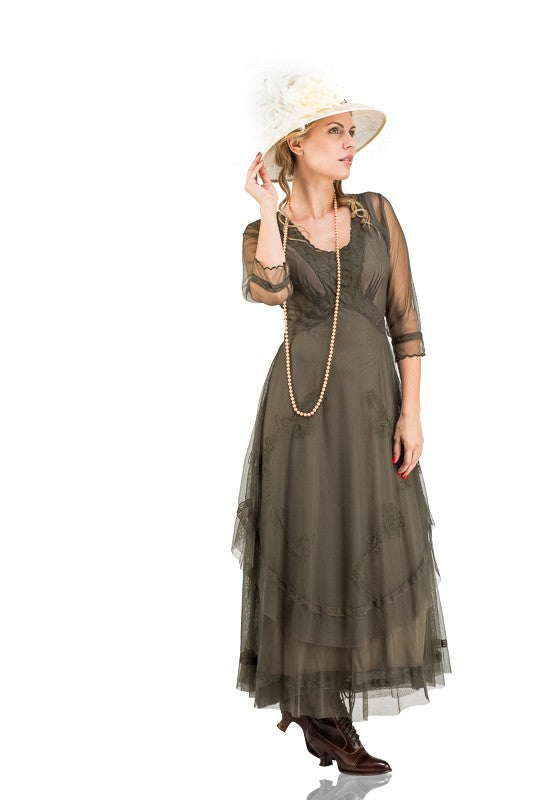 Mary Darling Dress in Olive by Nataya