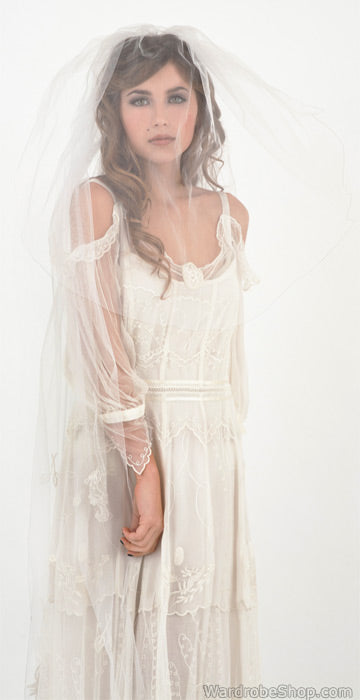 Antoinette Embroidered Wedding Veil by Nataya - SOLD OUT