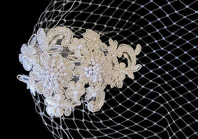 TH-115 Birdcage Gatsby style wedding veil - SOLD OUT