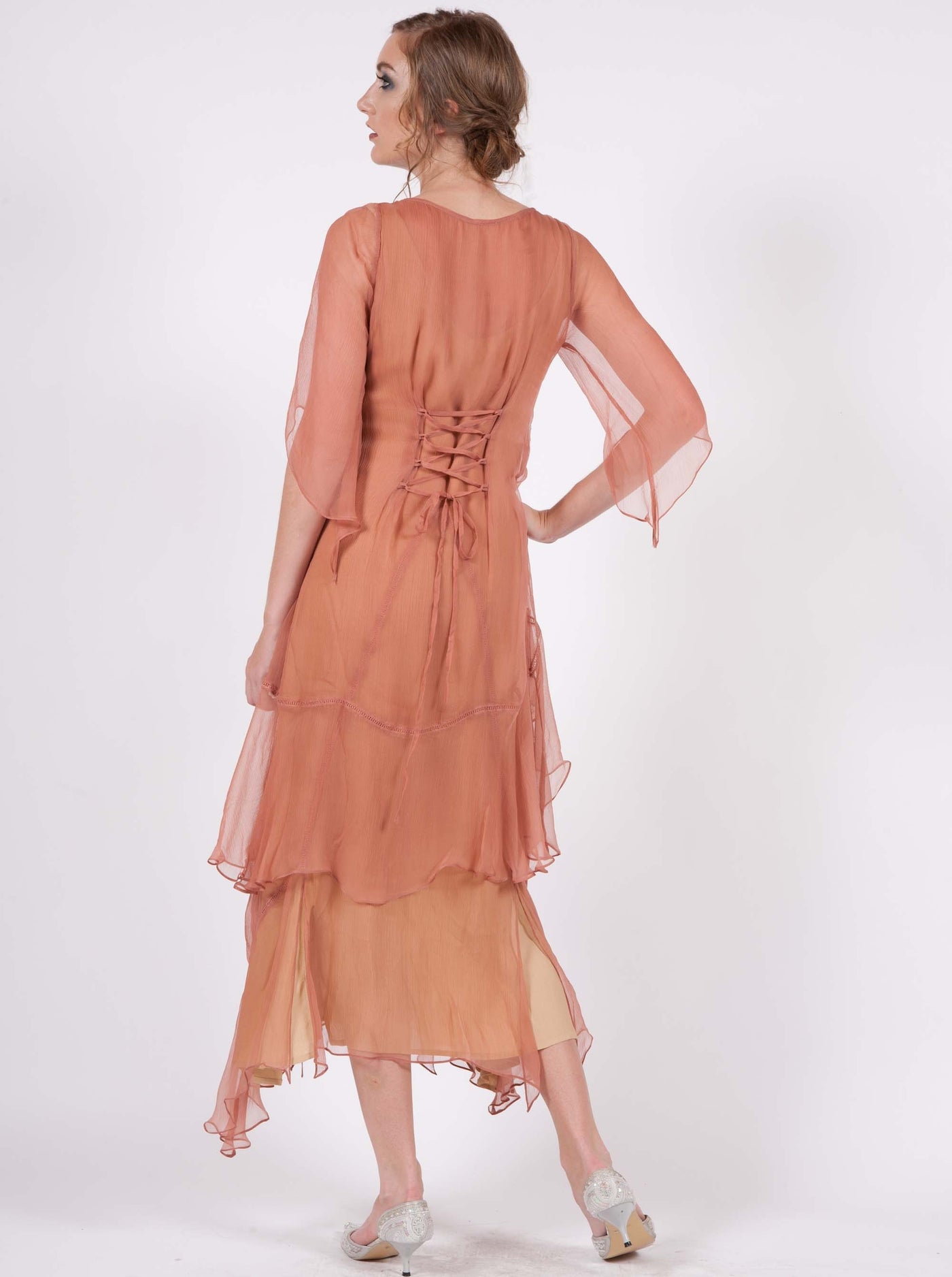 Great Gatsby Party Dress in Rose-Gold by Nataya - SOLD OUT