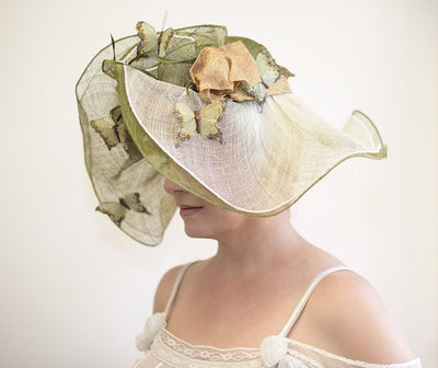 Butterfly Dreams Hat by Louisa Voisine Millinery - SOLD OUT