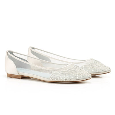 Hailey Vintage Inspired Bridal Flats - SOLD OUT