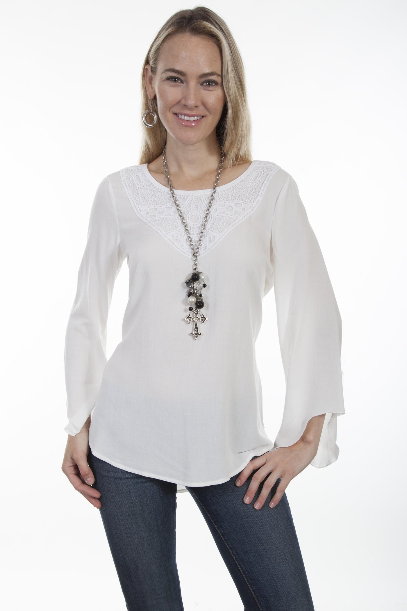 Rustic Bridal Tunic in Ivory - SOLD OUT