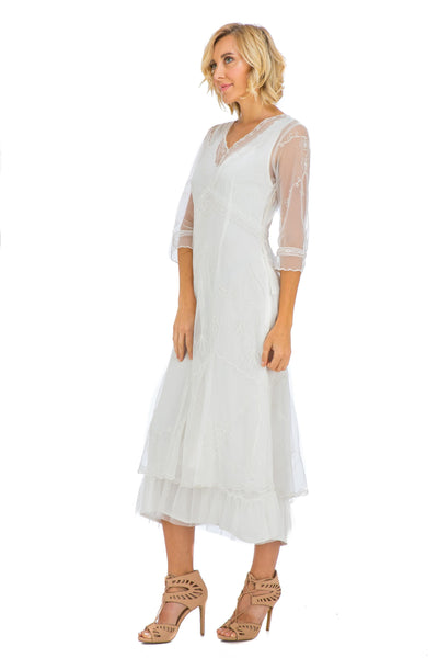 Somewhere in Time Dress in Ivory by Nataya