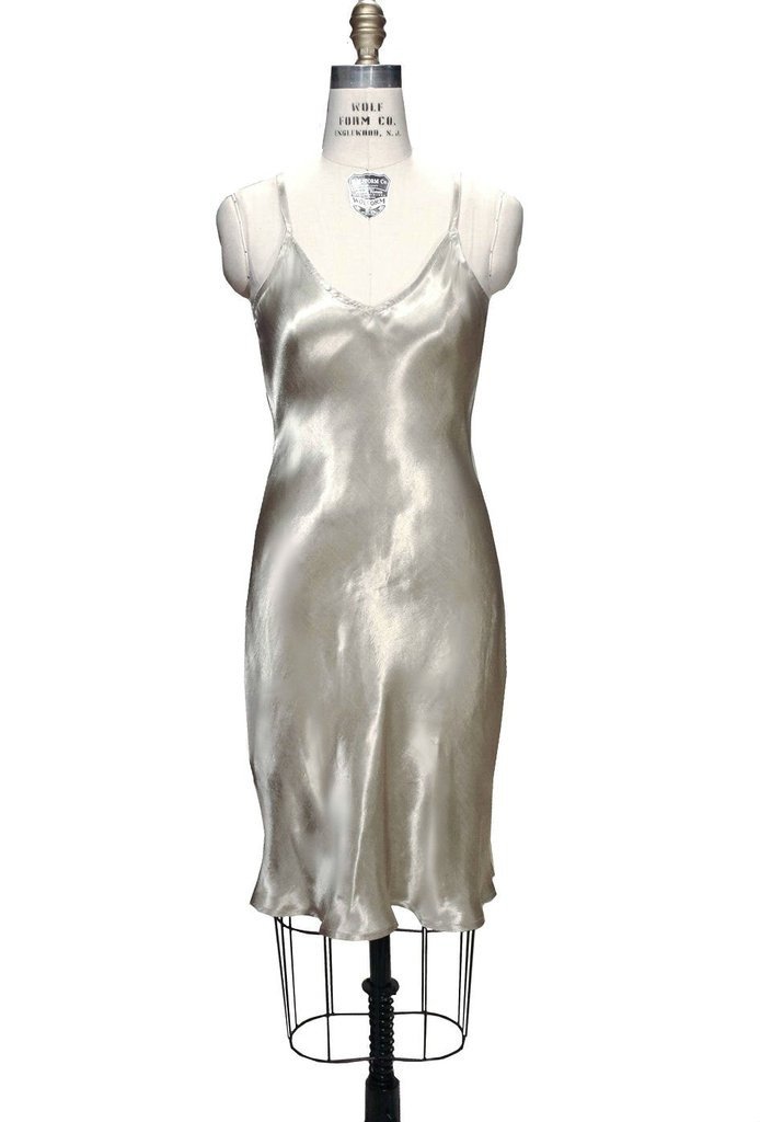 1930s Vintage Style Slip in Pale Gold - SOLD OUT