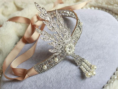 The Great Gatsby Style "Daisy" Tiara in Silver - SOLD OUT