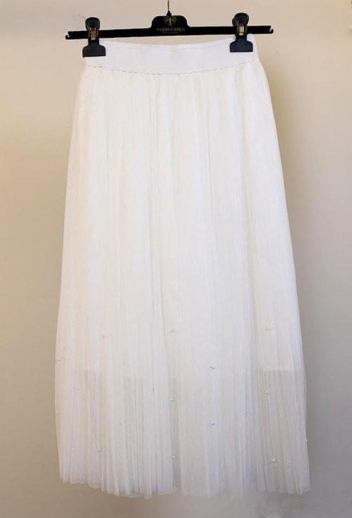 Roaring 20s Midi Skirt in Ivory - SOLD OUT