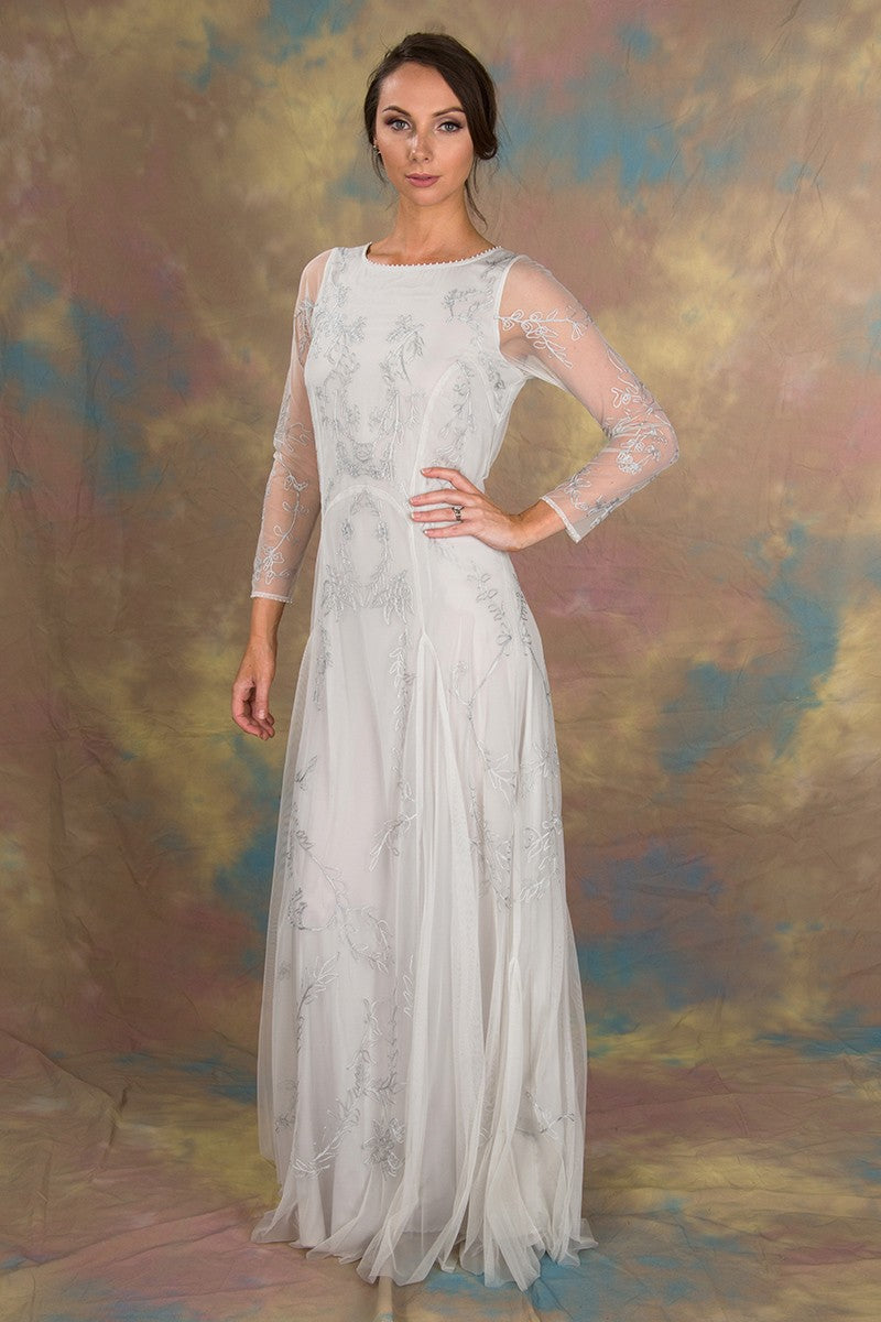 Siren Wedding Dress in White by Nataya - SOLD OUT