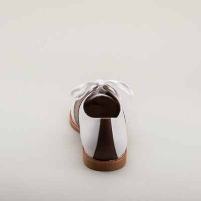 Susie Classic Saddle Shoes in Brown-White - SOLD OUT