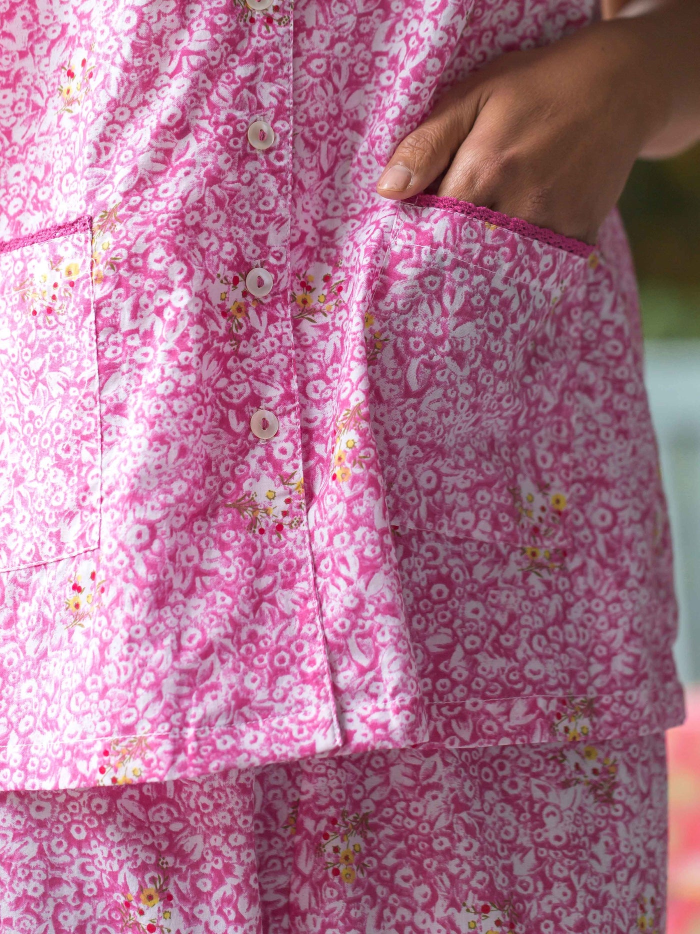 Romantic Floral Pajama in Pink | April Cornell - SOLD OUT