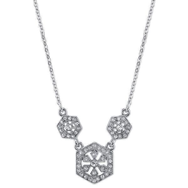 Downton Abbey Hexagon Necklace