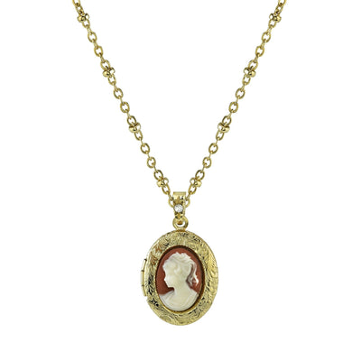 Downton Abbey Ivory Cameo Necklace