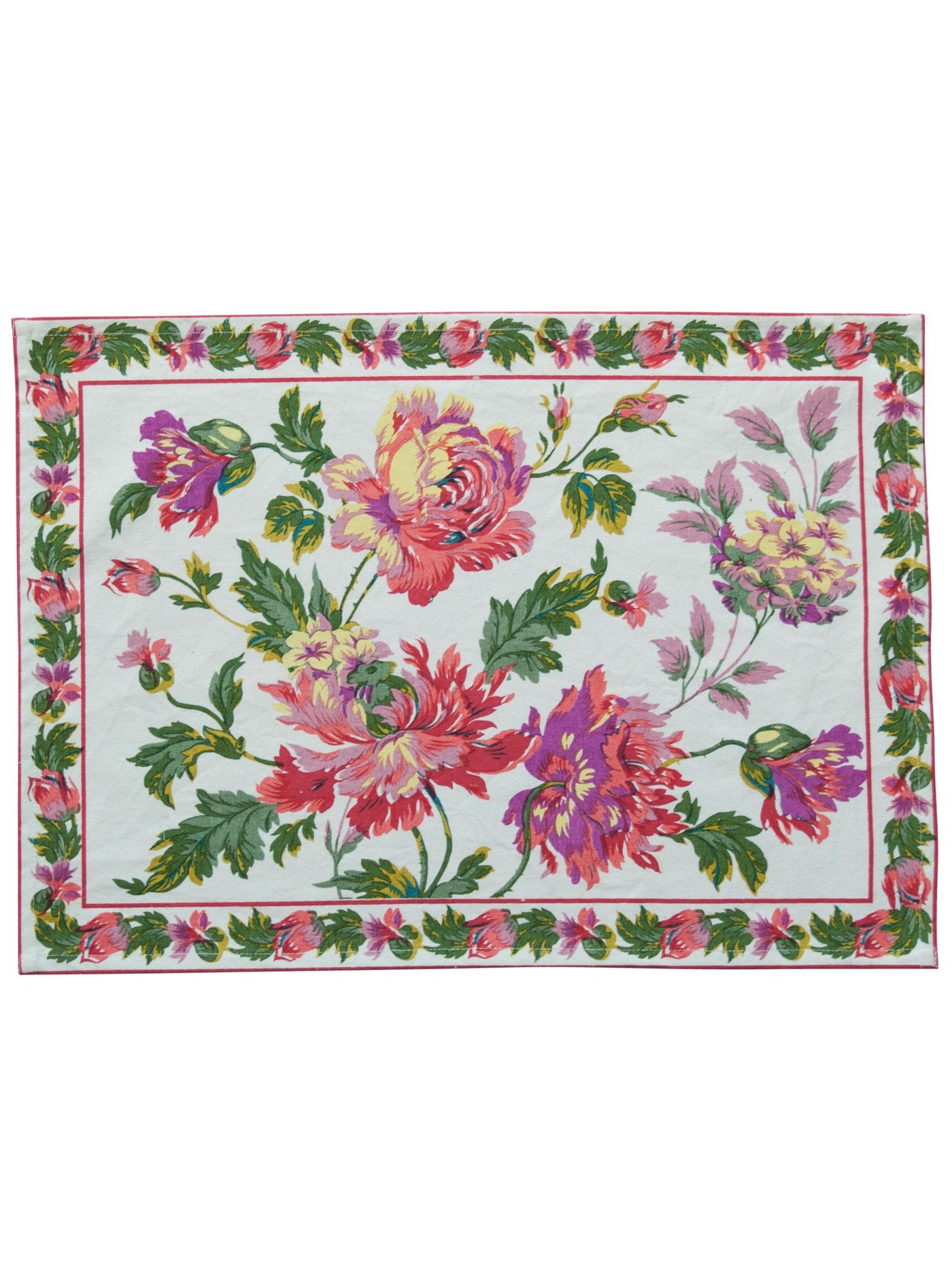 Pecan Pie Cotton Placemat in Ecru | April Cornell- SOLD OUT