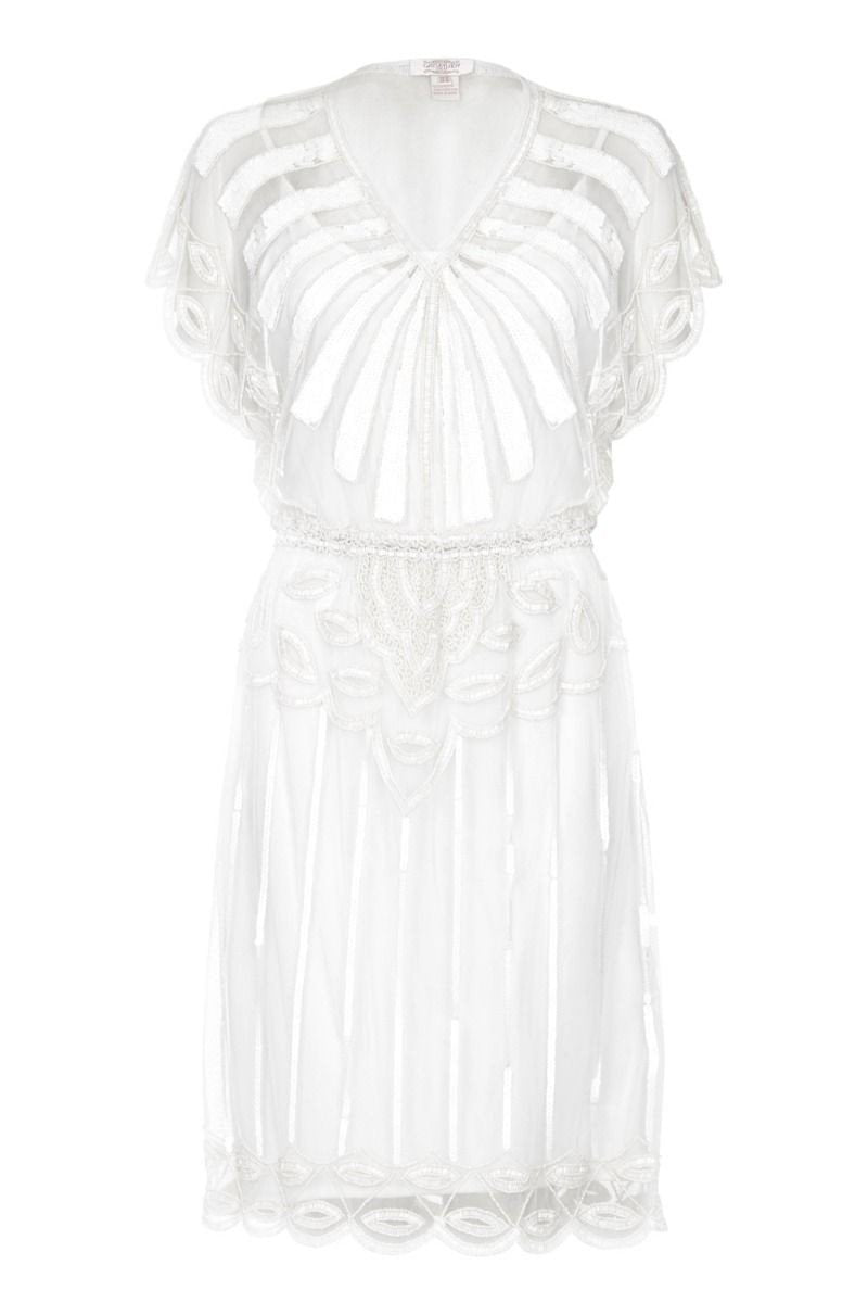 Roaring Twenties Inspired Dress in White