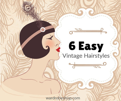 6 Easy Vintage Hairstyles