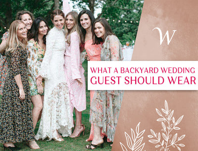 What A Backyard Wedding Guest Should Wear