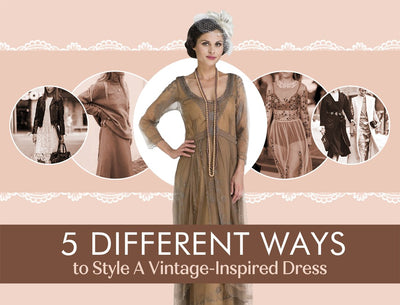5 Different Ways to Style A Vintage-Inspired Dress
