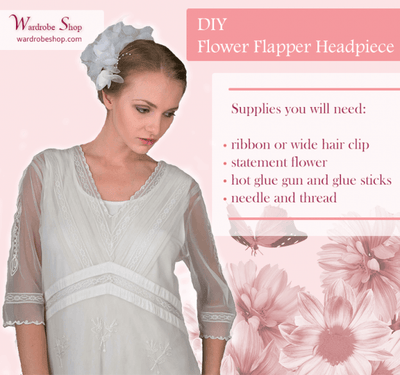 DIY Flower Flapper Headpiece