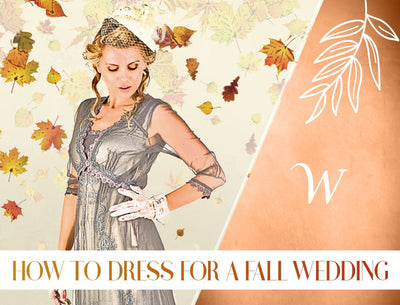 How to Dress for a Fall Wedding