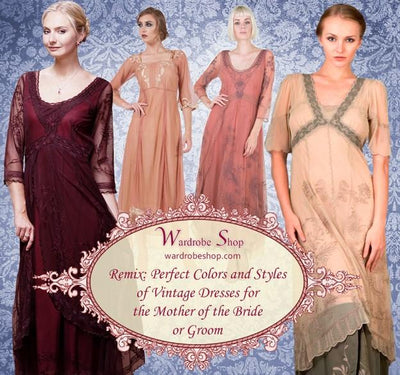 Remix: Perfect Colors and Styles of Vintage Dresses for the Mother of the Bride or Groom
