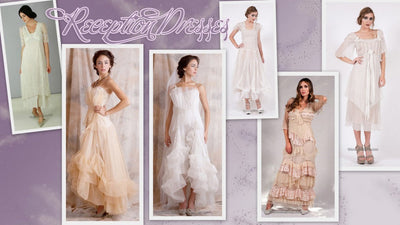 Reception dresses in Vintage style