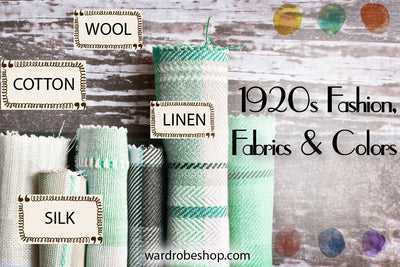 1920s Fashion, Fabrics and Colors