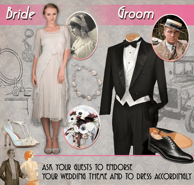 Different period: The Great Gatsby wedding