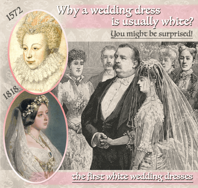 Why a wedding dress is usually white?