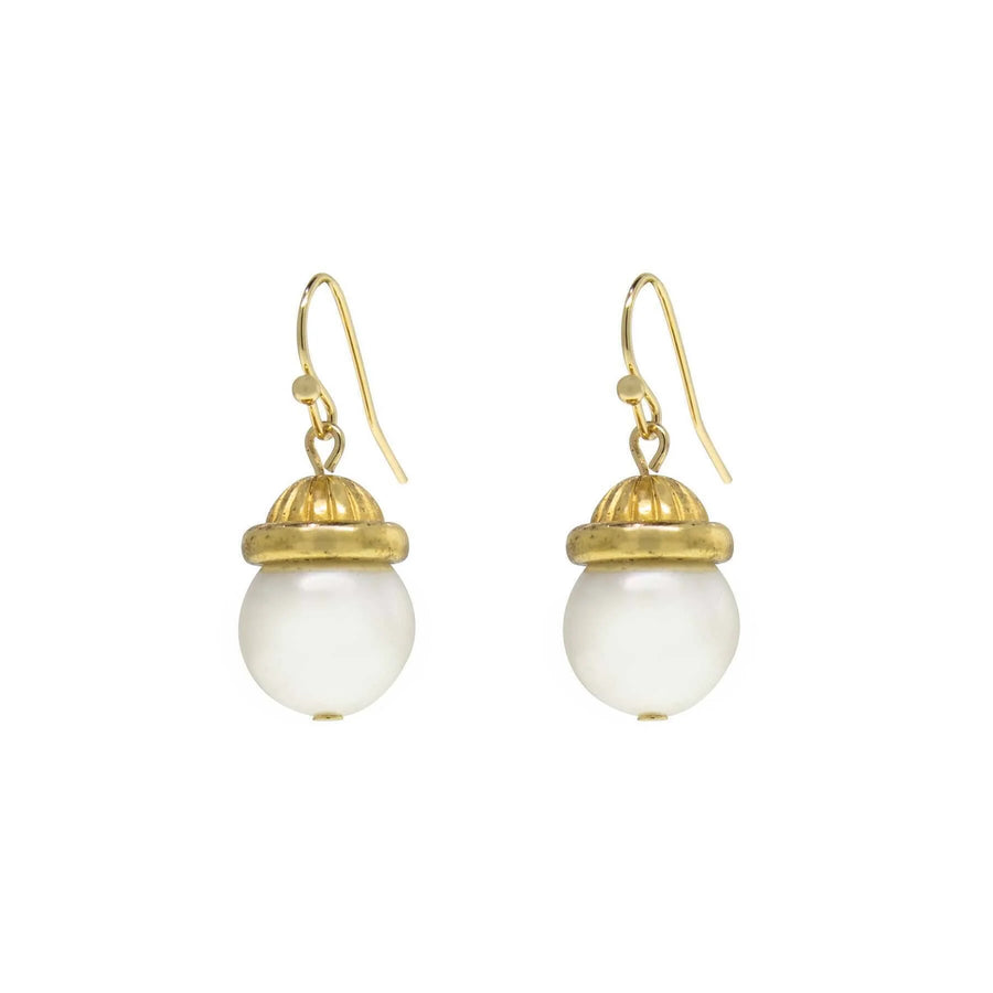Petite Pearl Drop Earrings