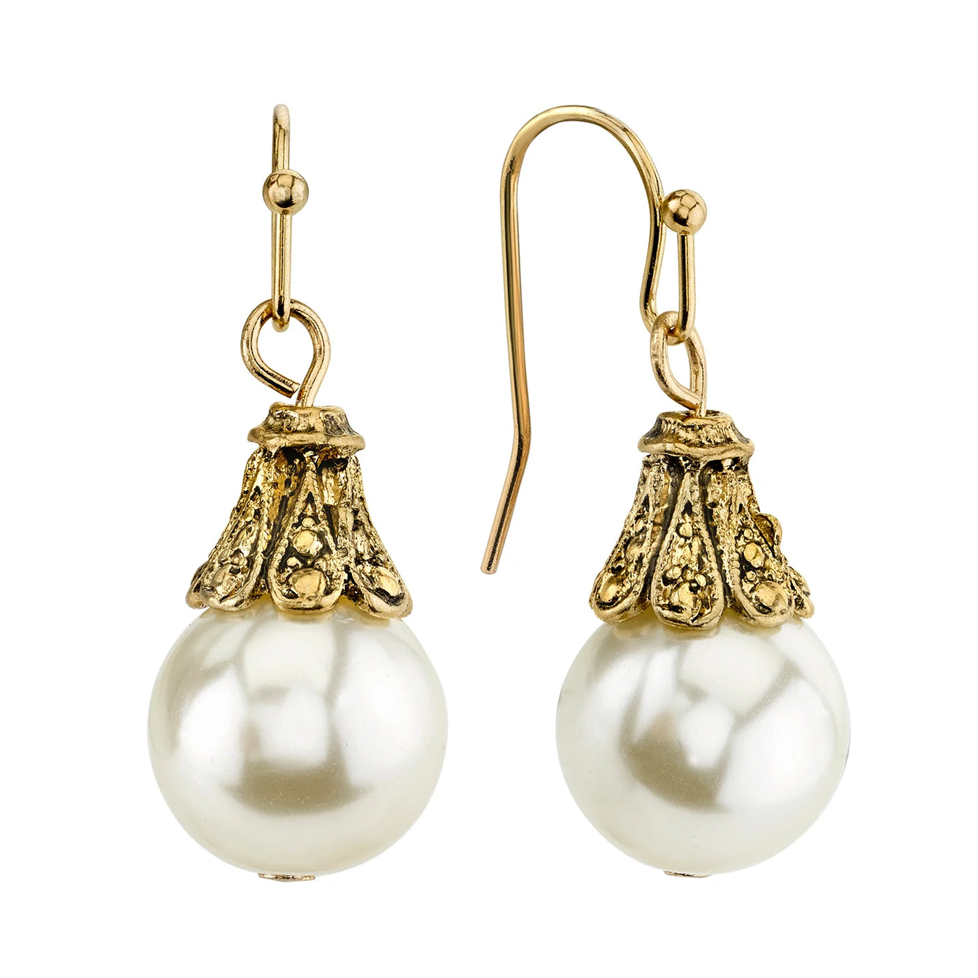 Petite Pearl Drop Earrings
