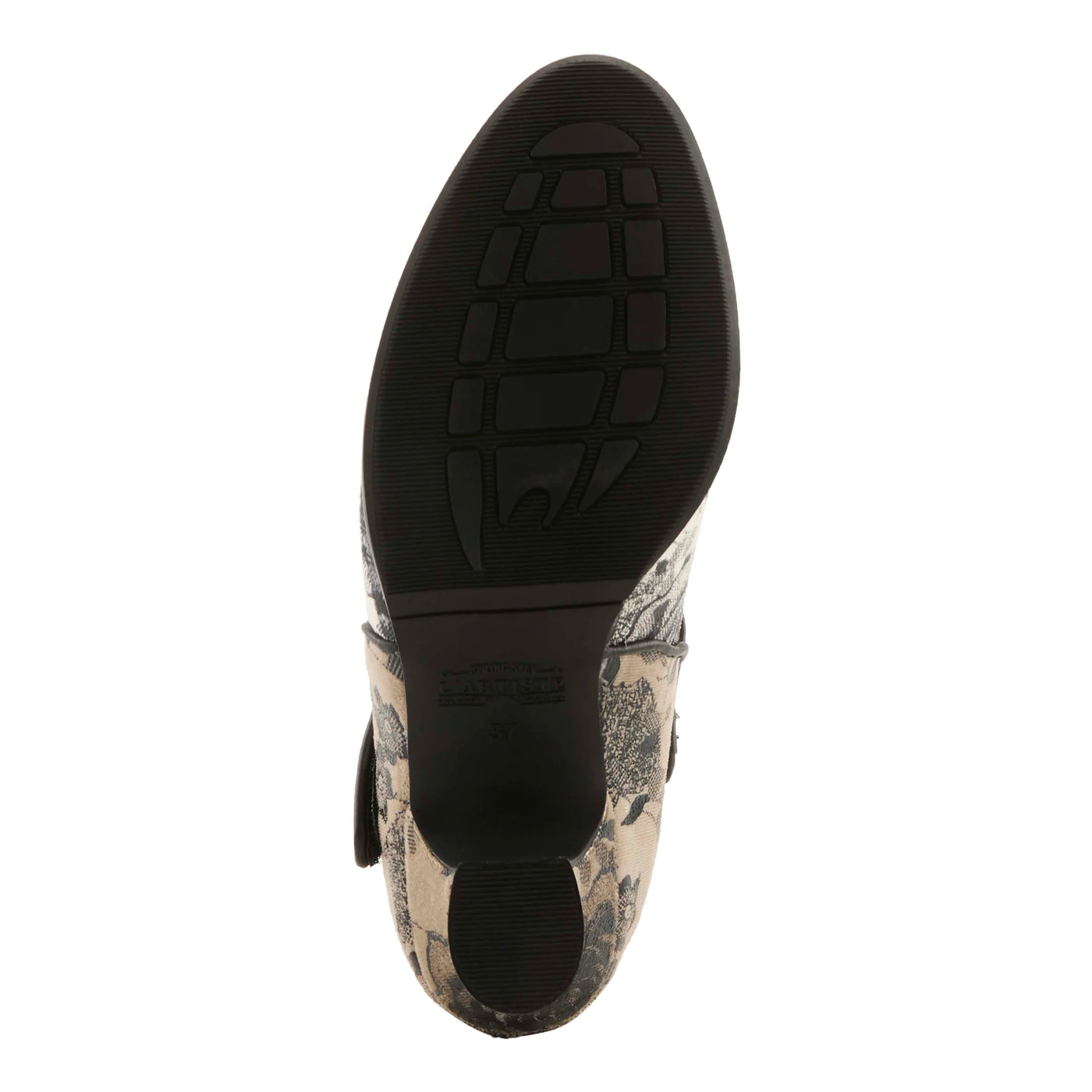 Fleurs de Soirée Heels in Black Multi