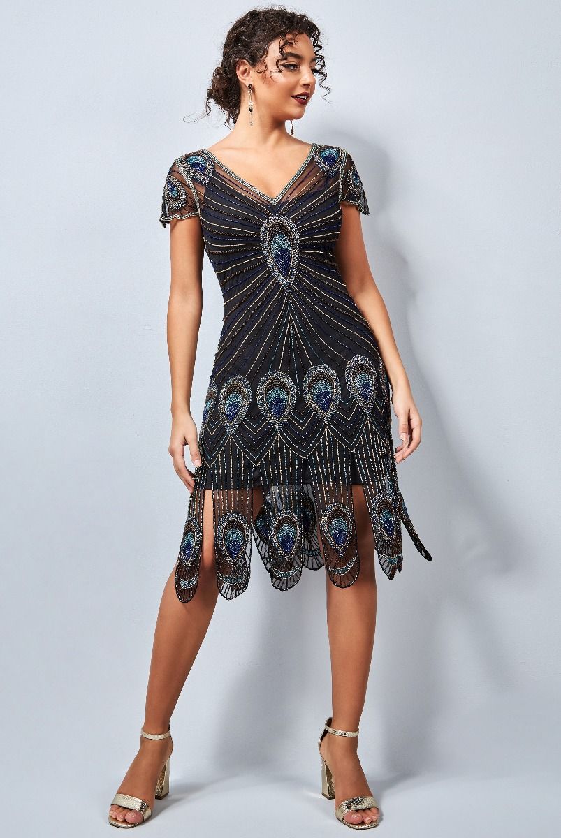 Black Flapper Dresses: Authentic 1920s Style - WardrobeShop Black Flapper Dresses: Authentic 1920s Style - WardrobeShop