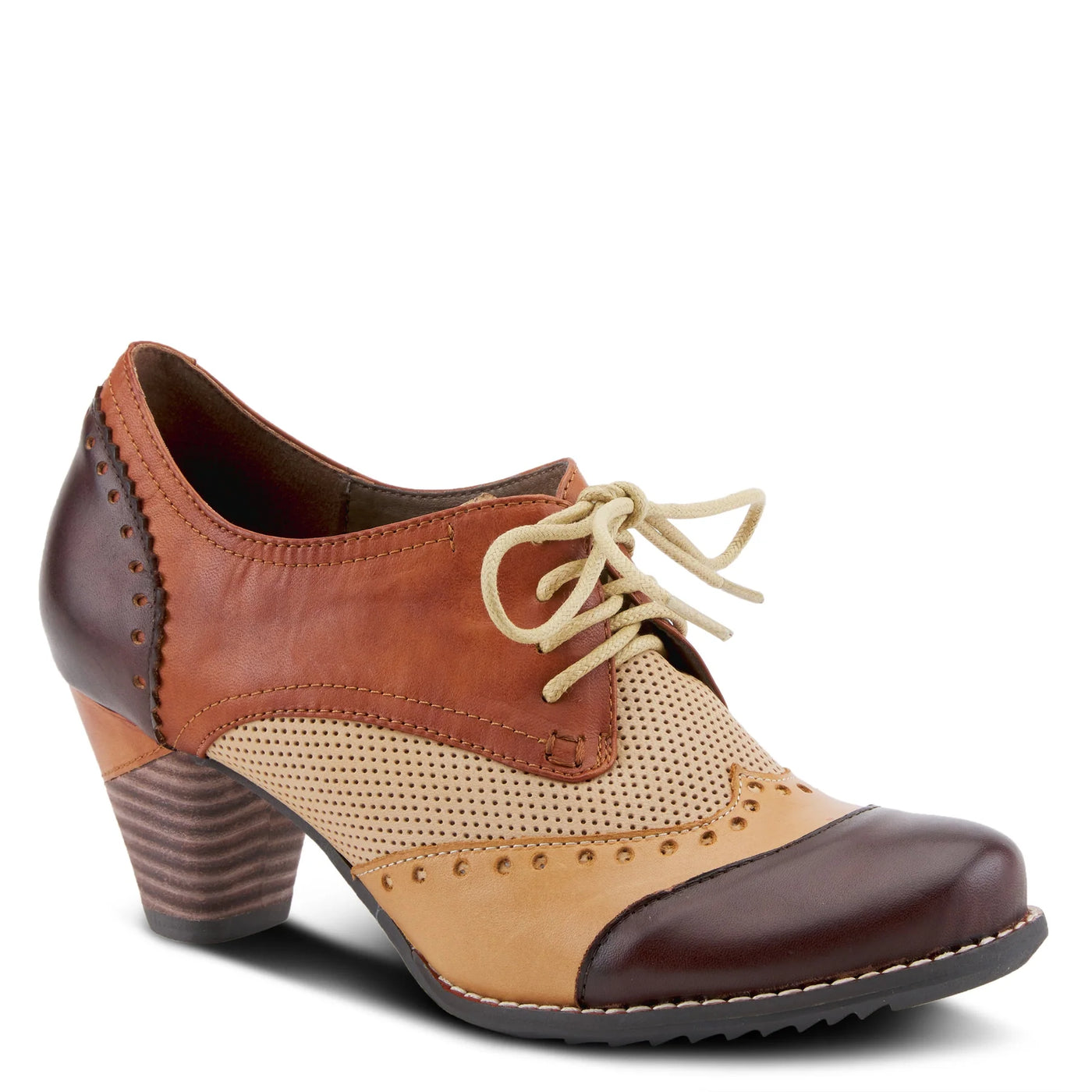 Jazz Dock Praque Oxford Heels in Brown