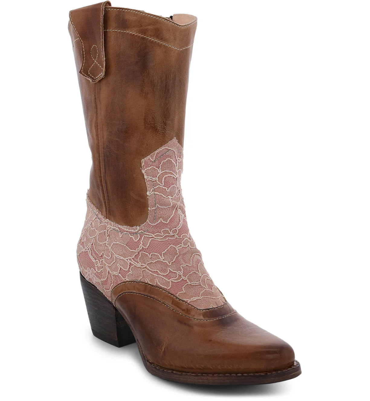 Basanti Mid-Calf Cowgirl Wedding Boots