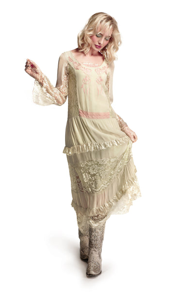 Blossom Cowgirl Wedding Dress in Sage by Nataya