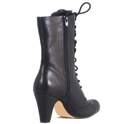 Claire Victorian Booties in Black