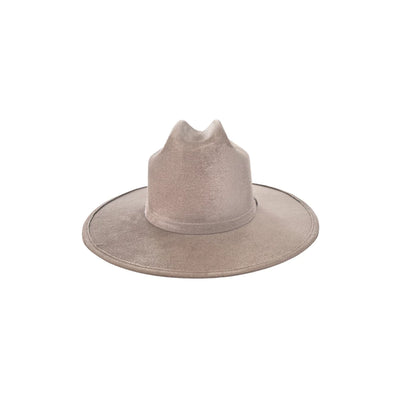 Cowgirl Cattleman Crown Hat in Taupe