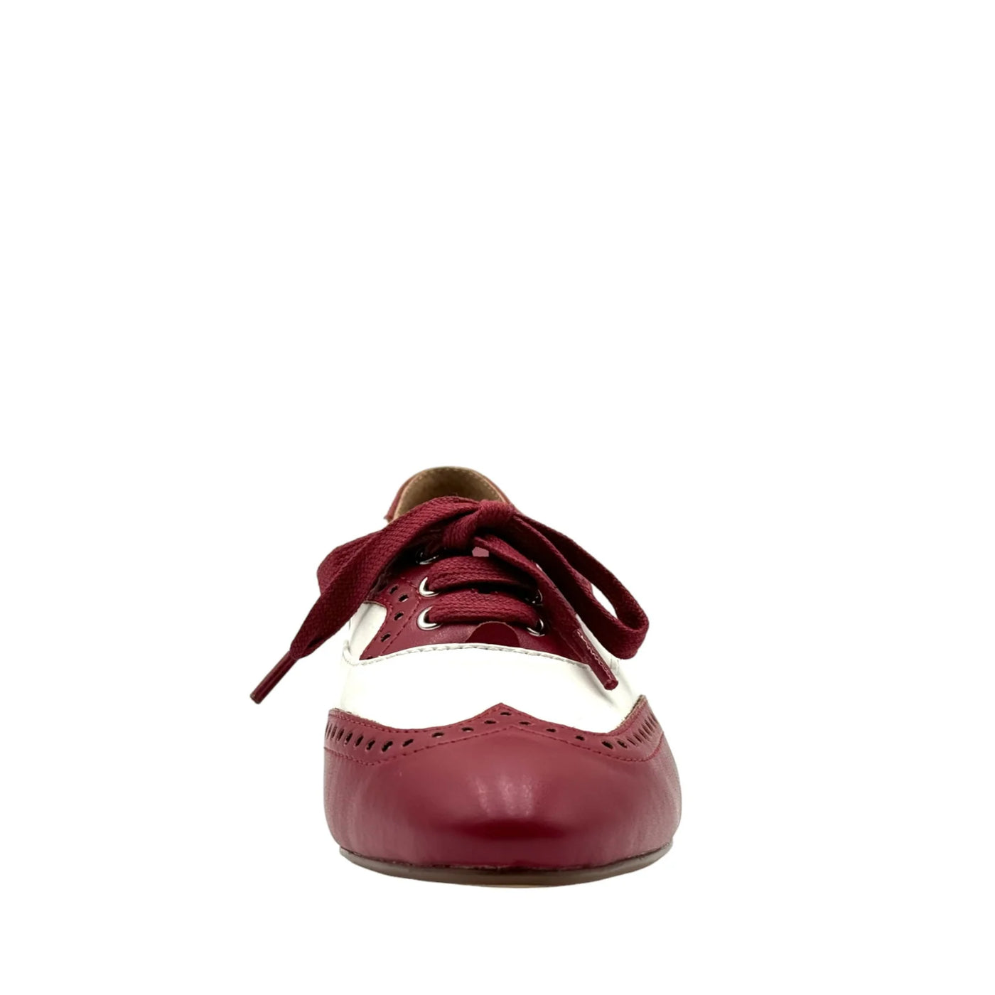 Demi Vintage Saddle Shoes in Red White