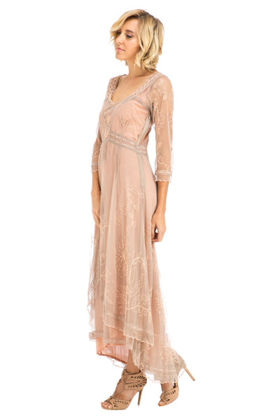 Downton Abbey Tea Party Gown in Quartz by Nataya