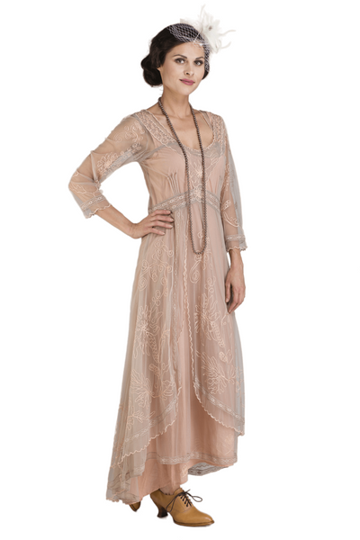 Downton Abbey Tea Party Gown in Quartz by Nataya