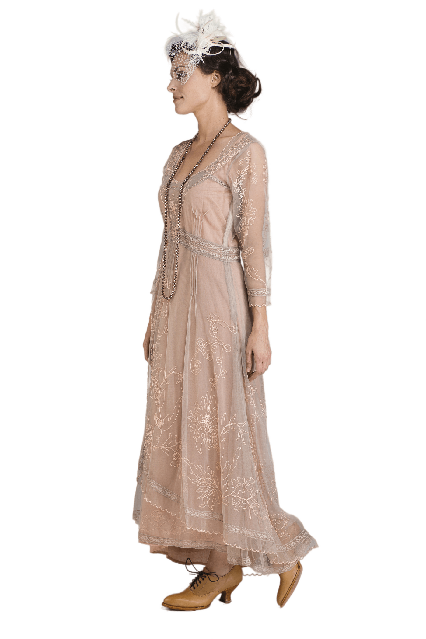 Downton Abbey Tea Party Gown in Quartz by Nataya